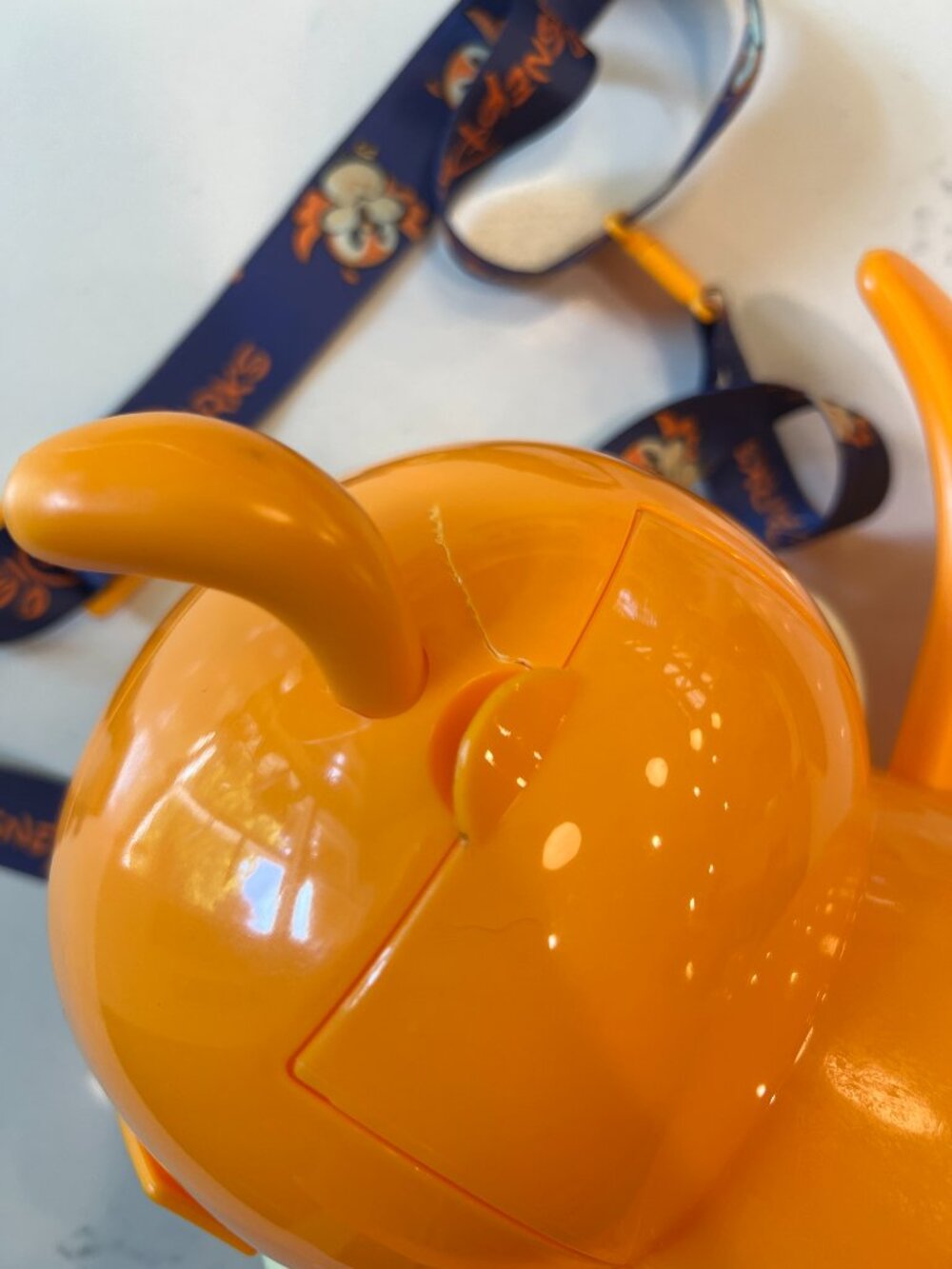 Disney Parks Chuuby Bird Popcorn Bucket on Lanyard, Toontown Collectible - Picture 5 of 5